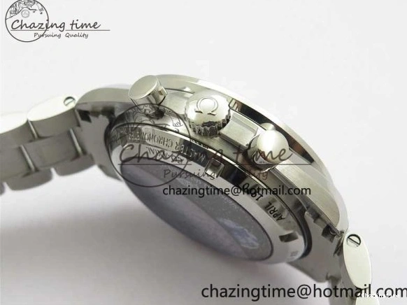 0211 Speedmaster SS Snoopy Apollo OMF Best Edition White Dial on SS Bracelet Venus EasyCare 7877